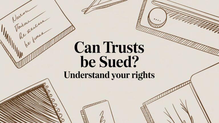 Can Trusts Be Sued? Understand Your Rights