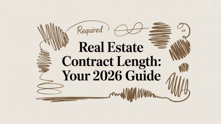 Real Estate Contract Length: Your 2026 Guide