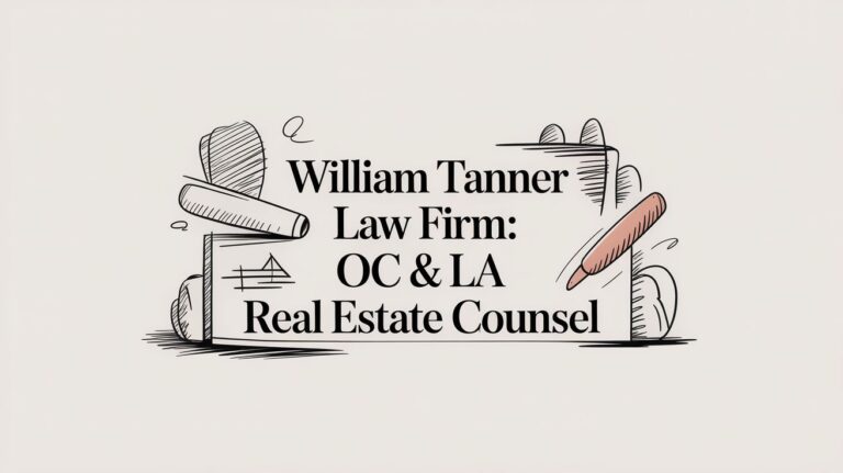 William Tanner Law Firm: OC & LA Real Estate Counsel