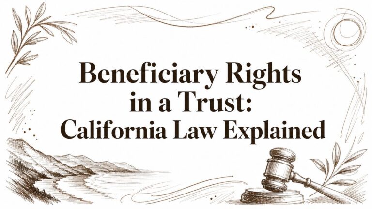 Beneficiary Rights in a Trust: California Law Explained