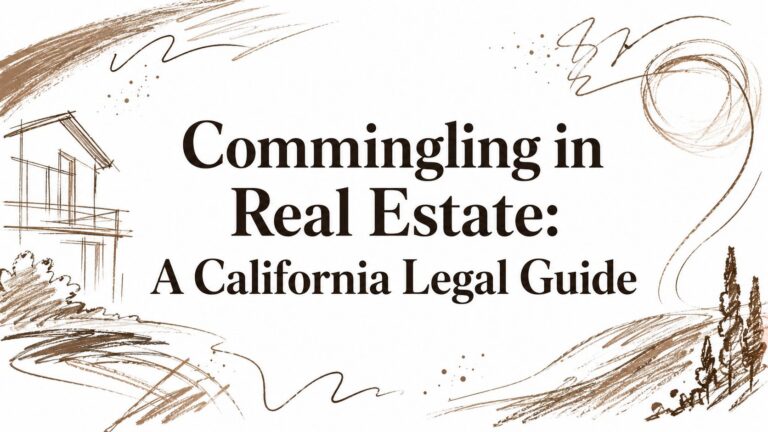 Commingling in Real Estate: A California Legal Guide