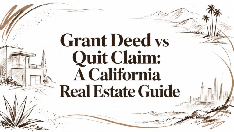 Grant Deed vs Quit Claim: A California Real Estate Guide
