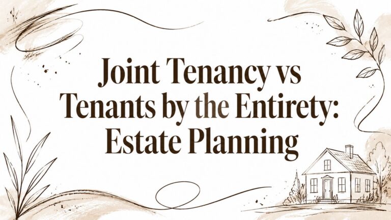 Joint Tenancy vs Tenants by the Entirety: Estate Planning