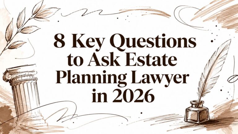 8 Key Questions to Ask Estate Planning Lawyer in 2026