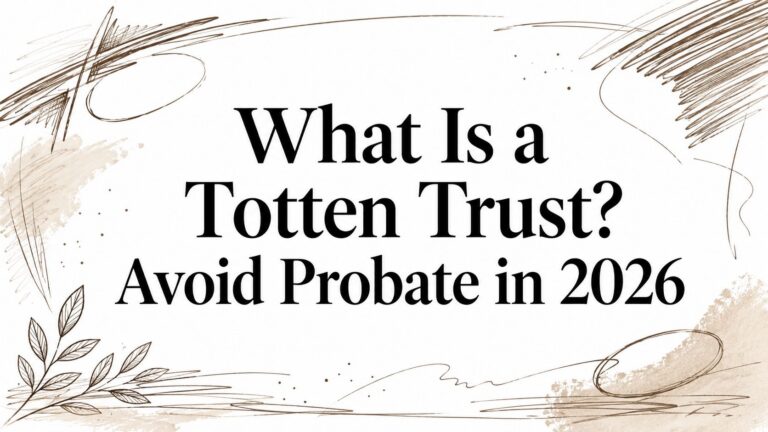What Is a Totten Trust? Avoid Probate in 2026