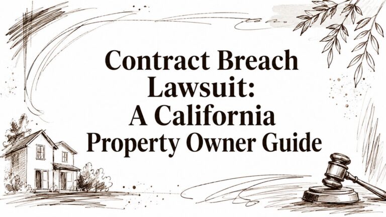 Contract Breach Lawsuit: A California Property Owner Guide
