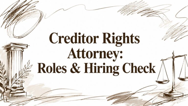 Creditor Rights Attorney: Roles & Hiring Check