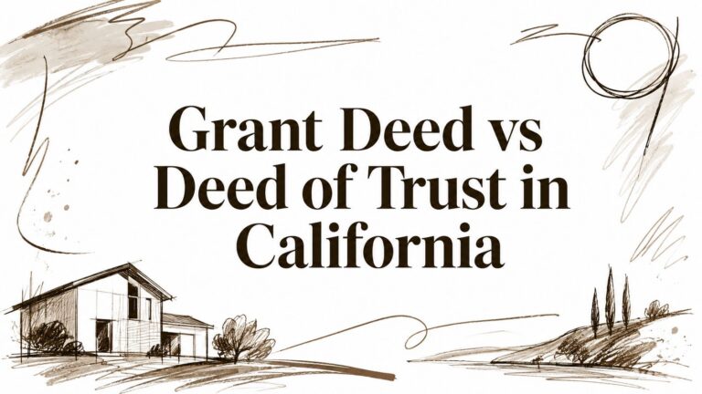 Grant Deed vs Deed of Trust in California