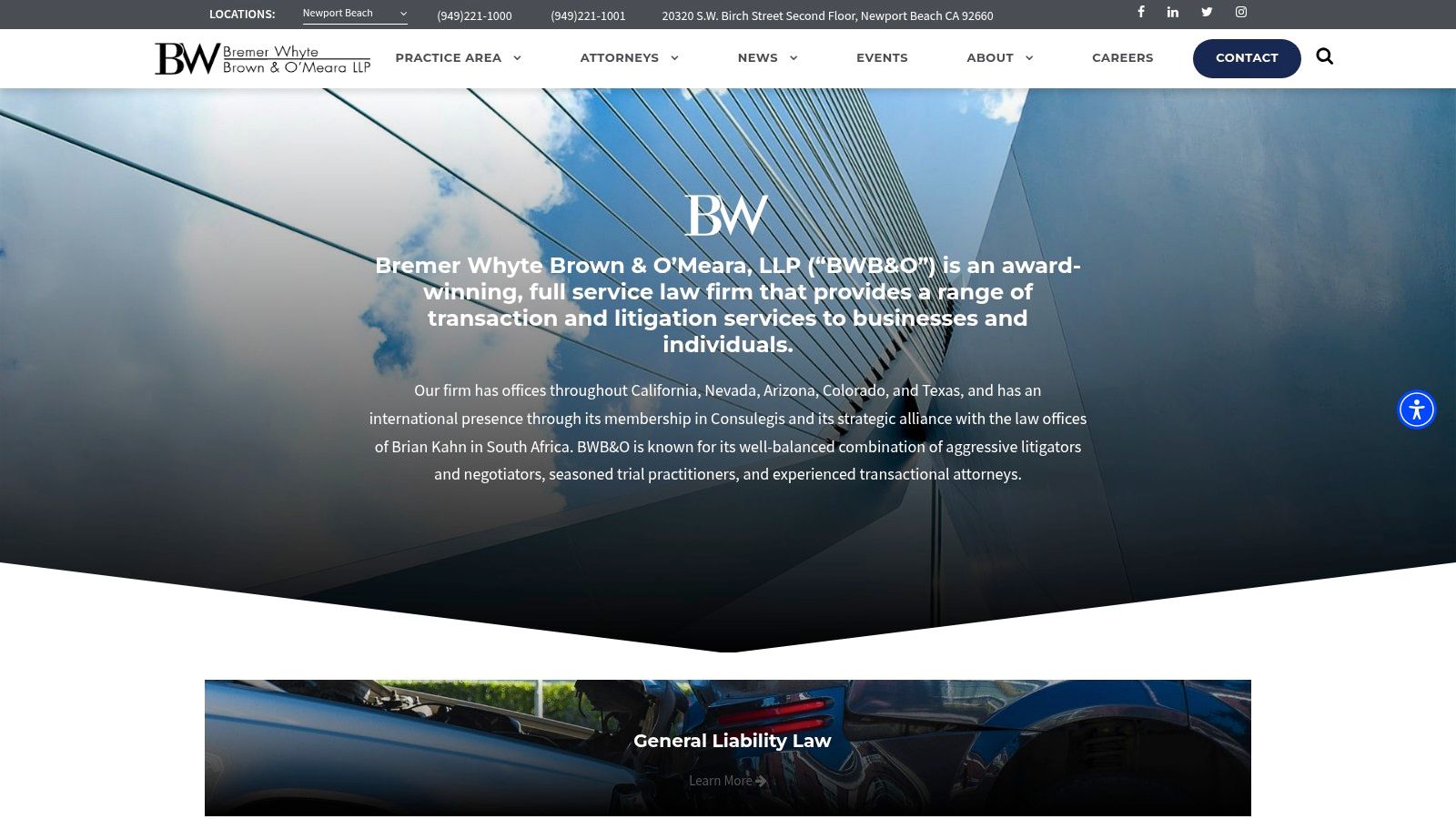 Bremer Whyte Brown & O'Meara, LLP