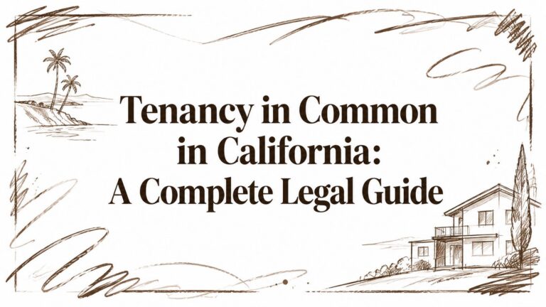 Tenancy in Common in California: A Complete Legal Guide