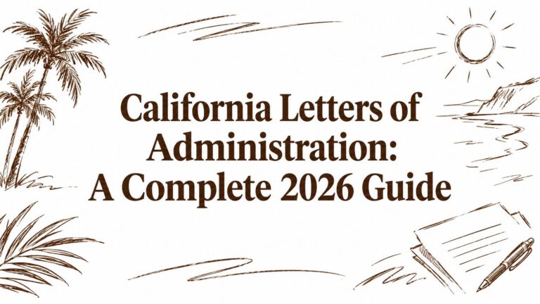 California Letters of Administration: A Complete 2026 Guide