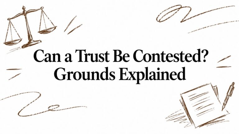 Can a Trust Be Contested? Grounds Explained