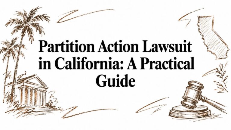 Partition Action Lawsuit in California: A Practical Guide