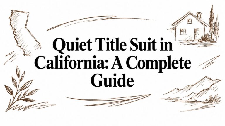 Quiet Title Suit in California: A Complete Guide
