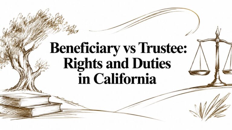 Beneficiary vs Trustee: Rights and Duties in California