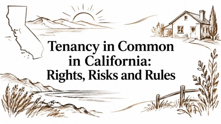 Tenancy in Common in California: Rights, Risks and Rules