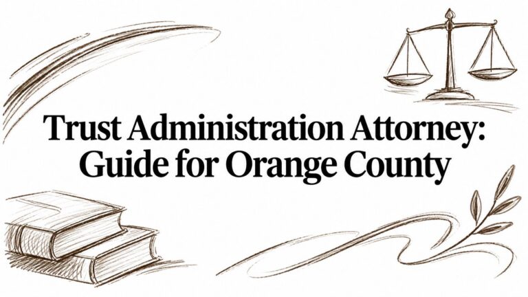 Trust Administration Attorney: Guide for Orange County
